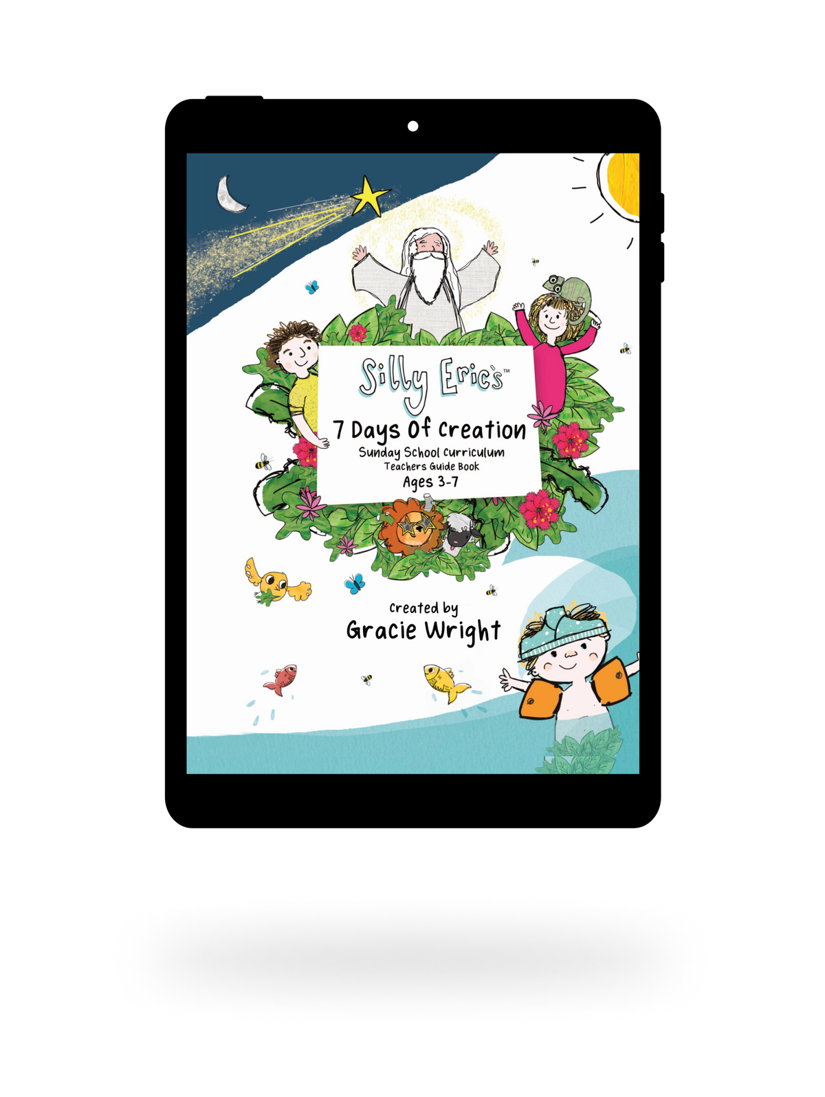 Digital Download – SUNDAY SCHOOL EDITION - Silly Eric’s 7 Days Of Creation Teacher’s Guide, Storybook & Media Pack